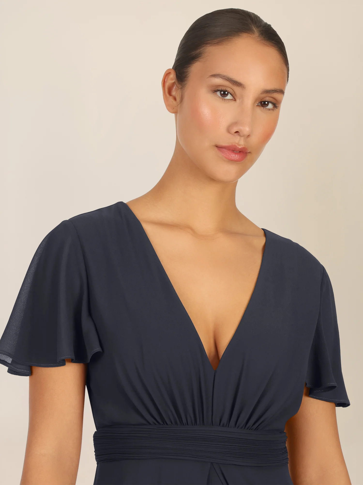 APART Chiffonoverall mit Brust Pads | nachtblau - Image 4