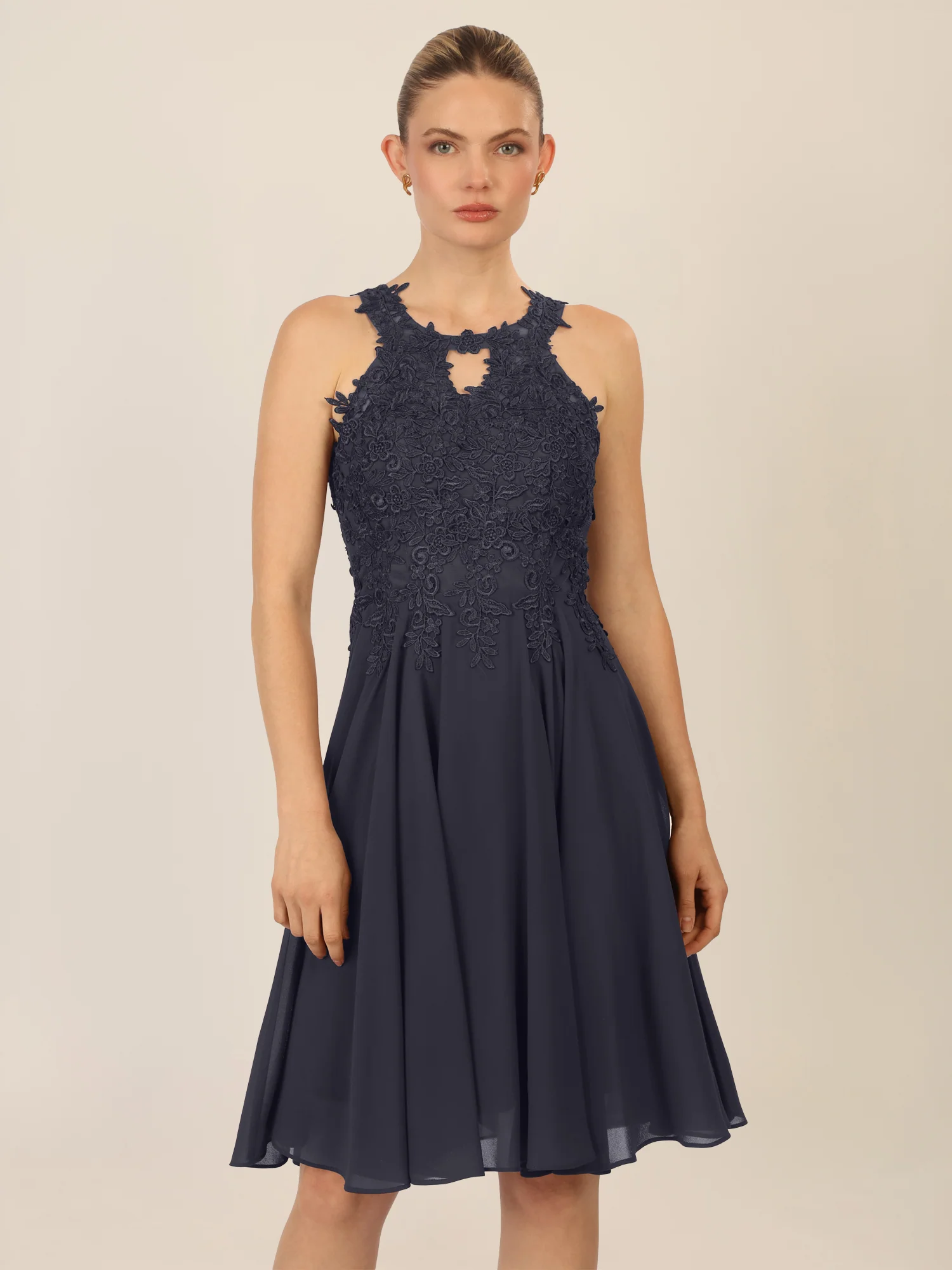 APART Cocktailkleid mit Cut-Out-Rücken | nachtblau - Image 5