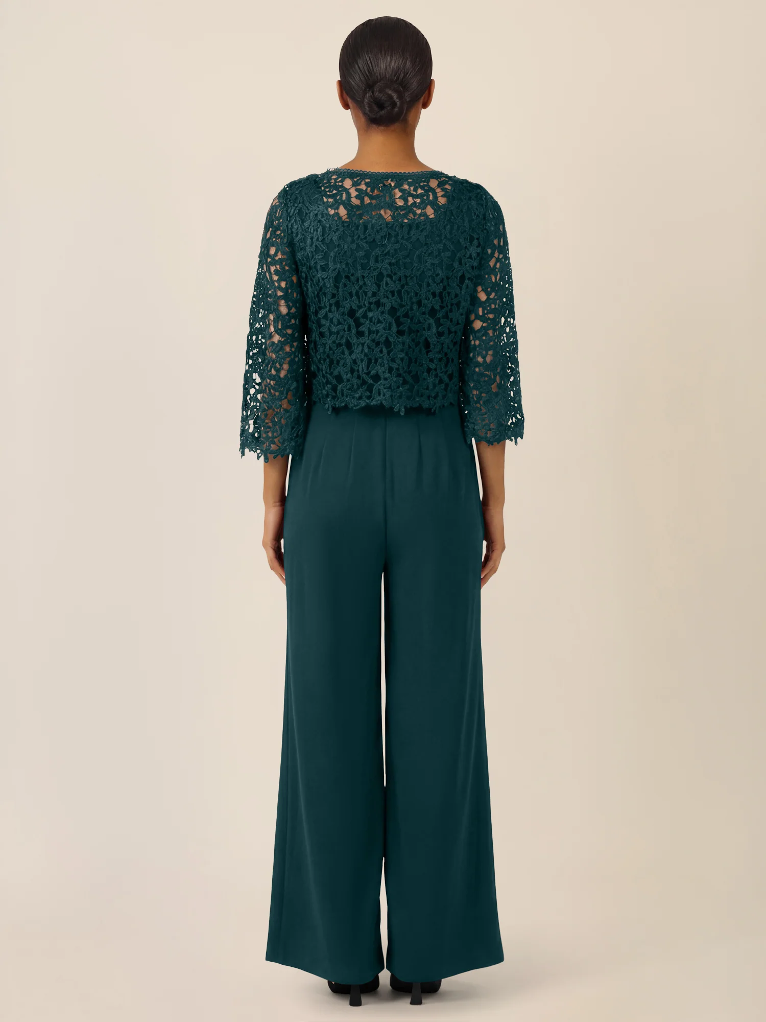 APART Overall mit Spitzenjäckchen | emerald - Image 2